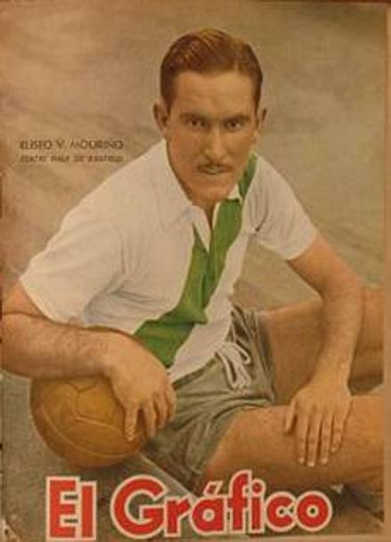 Eliseo Mourino, centrocampista argentino, fra le vittime dell&#39;incidente aereo che ricorda la tragedia di Superga in cui, nel 1949, scomparve il Grande Torino